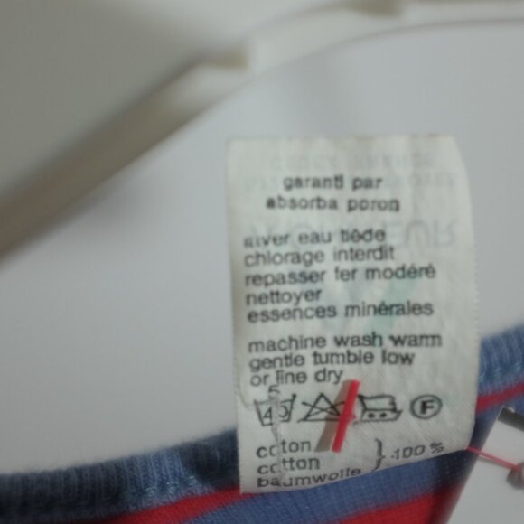 Moniteur girls tennis dress knit striped 4T Made in France - Picture 4 of 4